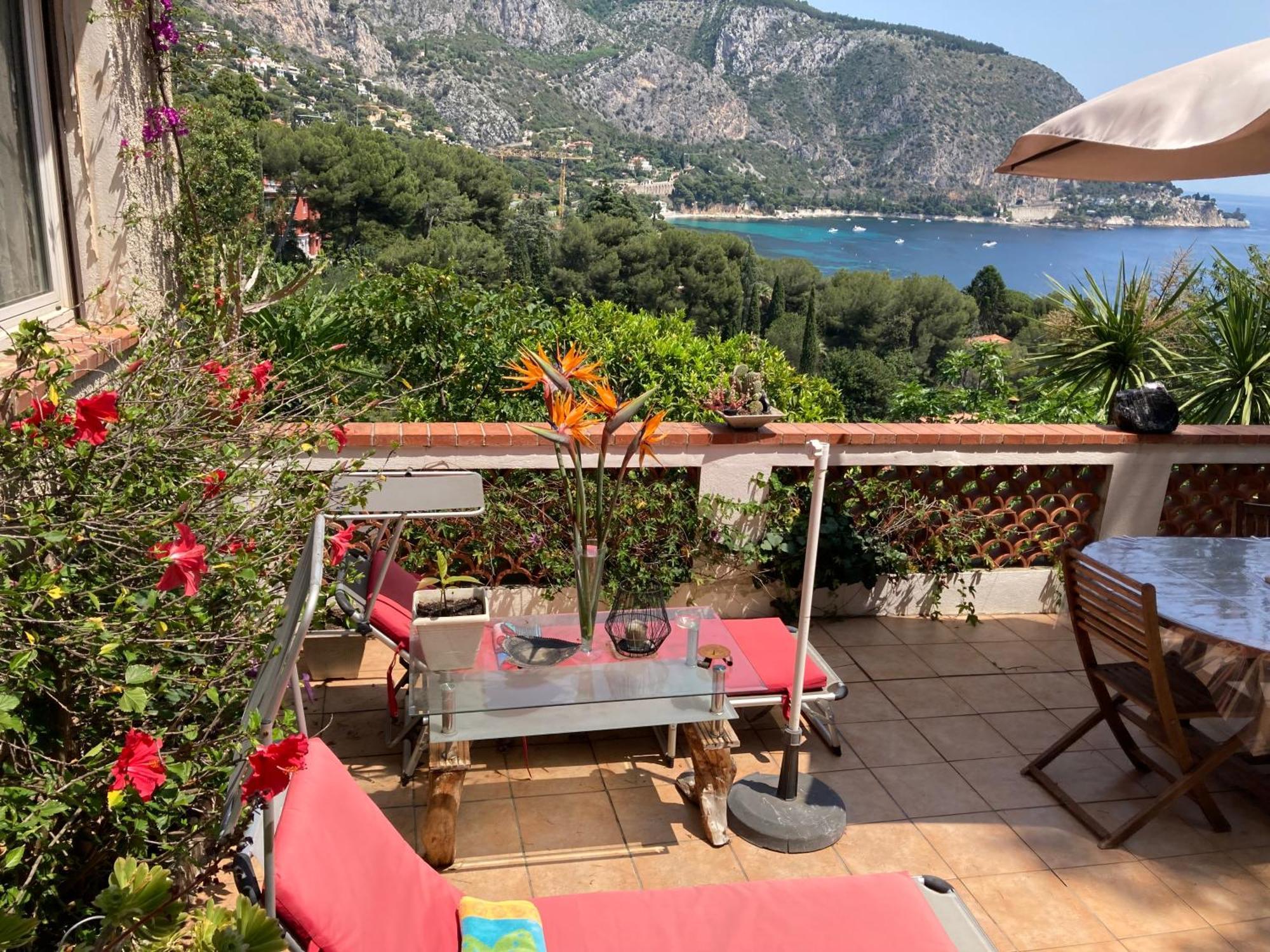 Appartement Independant Dans Villa Eze Bord De Mer מראה חיצוני תמונה